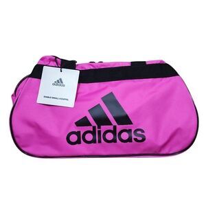 Adidas Diablo Small Duffel Athletic Training Bag Unisex Pink Black